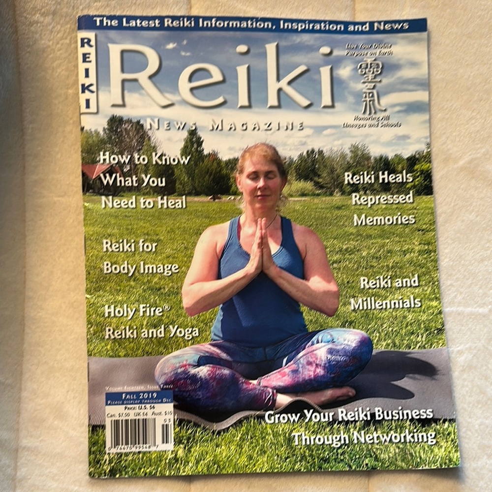 Free with purchase. Reiki news magazine